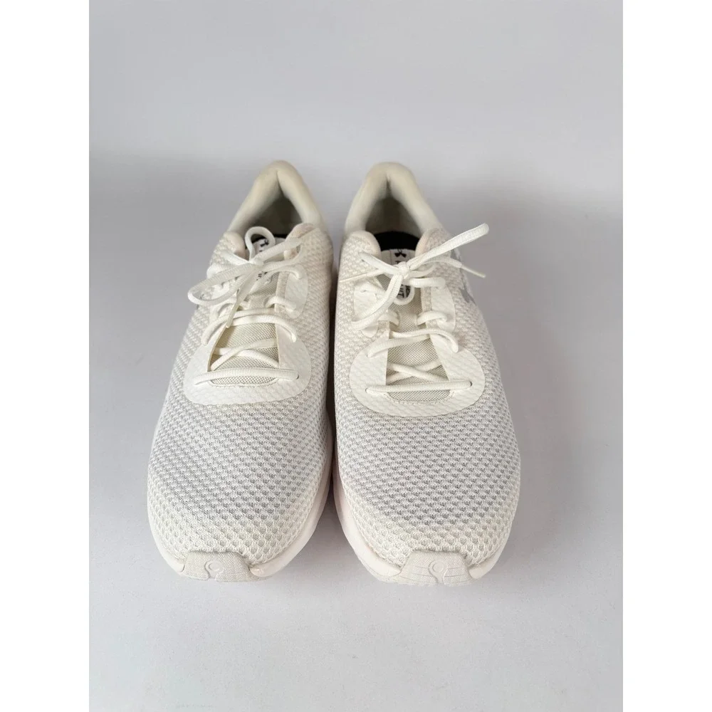 Under Armour Charged Pursuit 3 Mens Running Shoes White‎ Silver 3024878-101 15